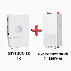 Комплект резервного живлення Deye 8 кВт +Акумулятор Dyness 15 кВт