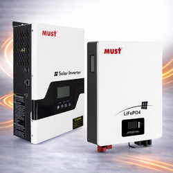 Комплект з інвертором MUST PV18-3224 VPM II та акумулятором MUST LiFePO4 LP1600-24100