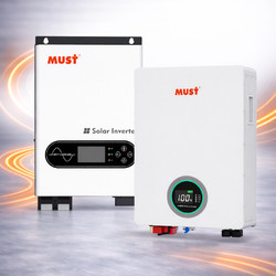 Комплект з інвертором MUST PV18-3624 ECO, 3600W, 24V та акумулятором MUST LP16-24200 25.6V 200Ah LiFePO4