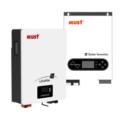 Інвертор MUST PV18-6048 6кВт + акумулятор Must 5кВт 48В