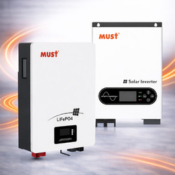 Комплект Гібридний сонячний інвертор MUST PV18-6048 ECO 6000W, 48V + Акумулятор Must LP16-48100 51.2V 100AH 5 кВт